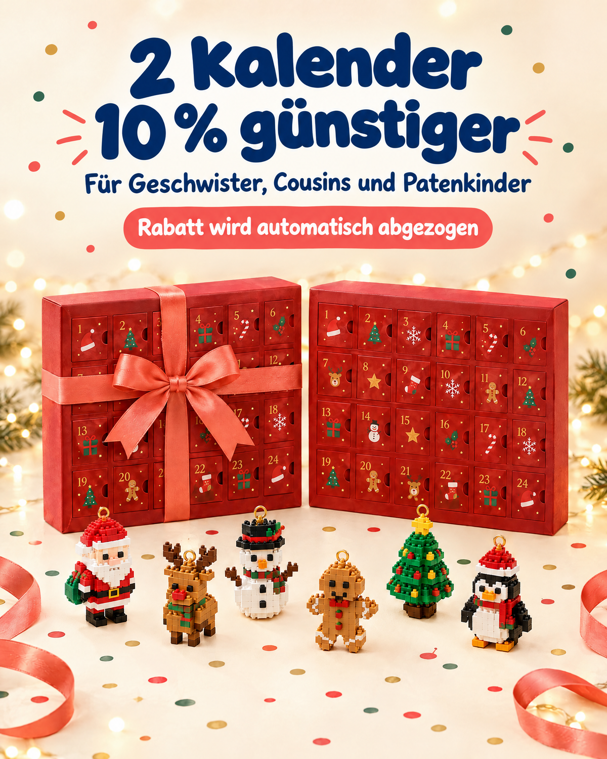 2 Kalender 10 % günstiger
