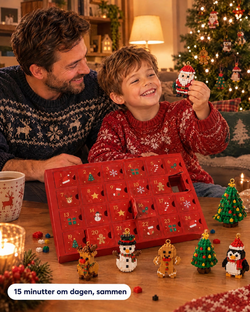 Brick Advent Calendar – 24 Christmas Ornaments Your Child Builds